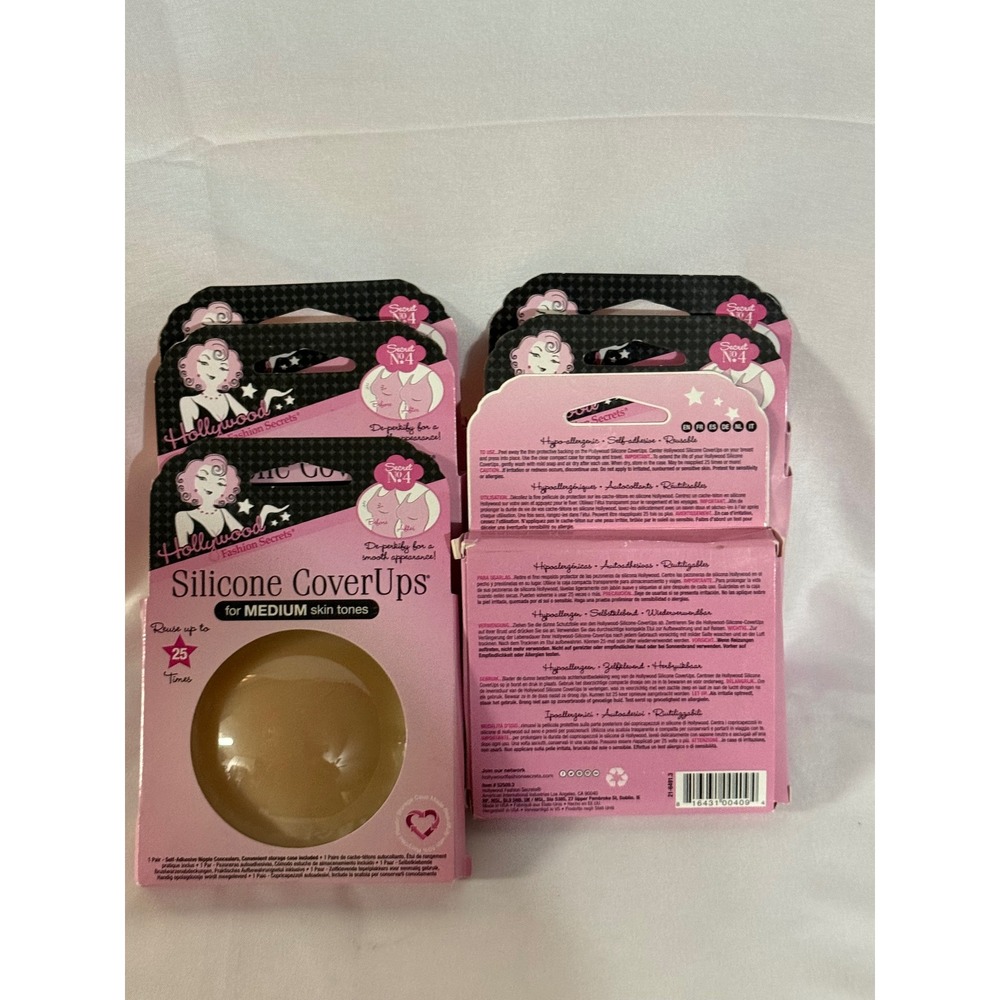 Lot of 6 Hollywood Fashion Secrets Silicone CoverUps Medium Skin Tone - Picture 3 of 7